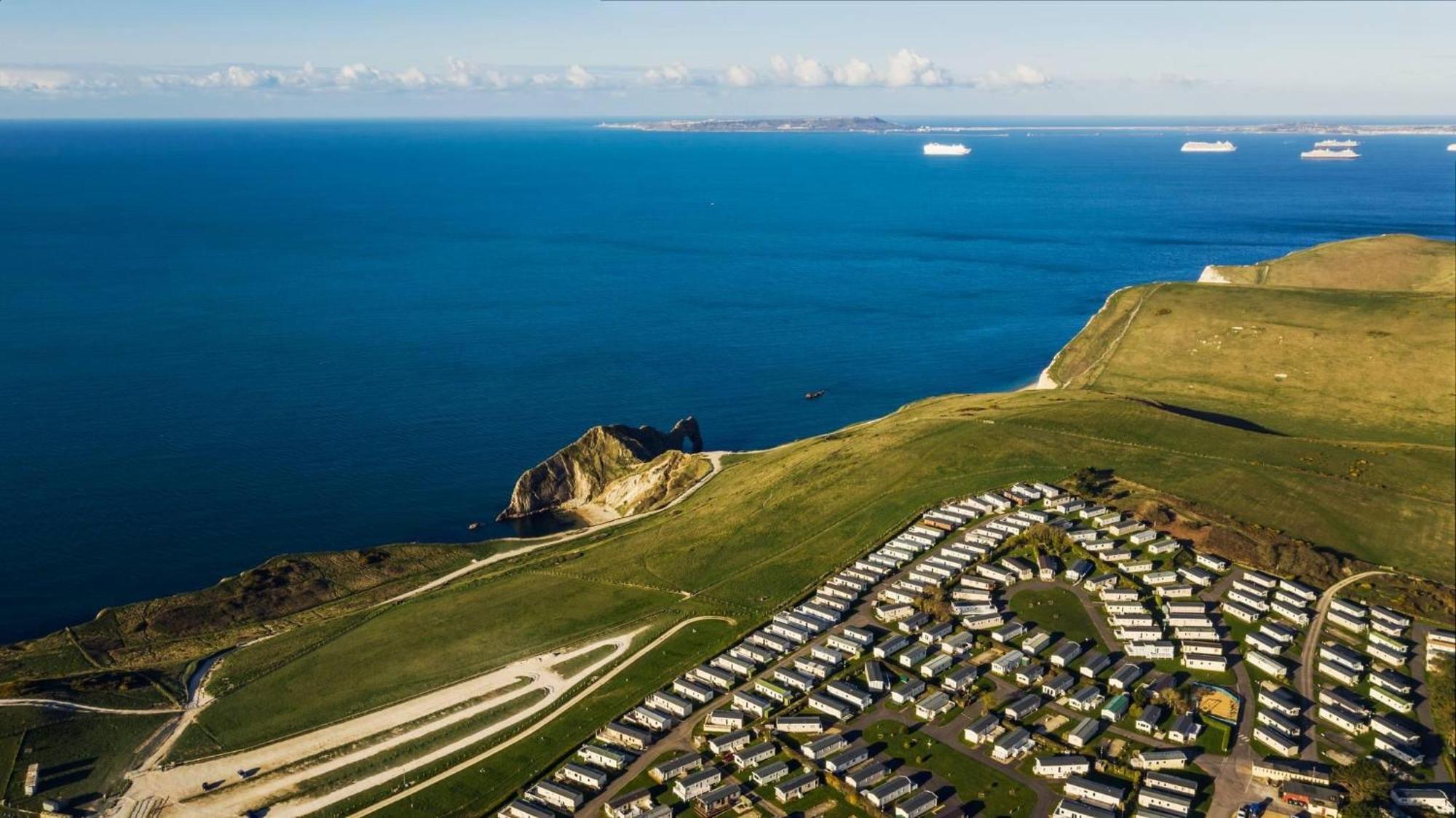 Emma'S Sea View 2-Bedroom Caravan At Durdle Door Near Wareham Dorset West Lulworth Kültér fotó